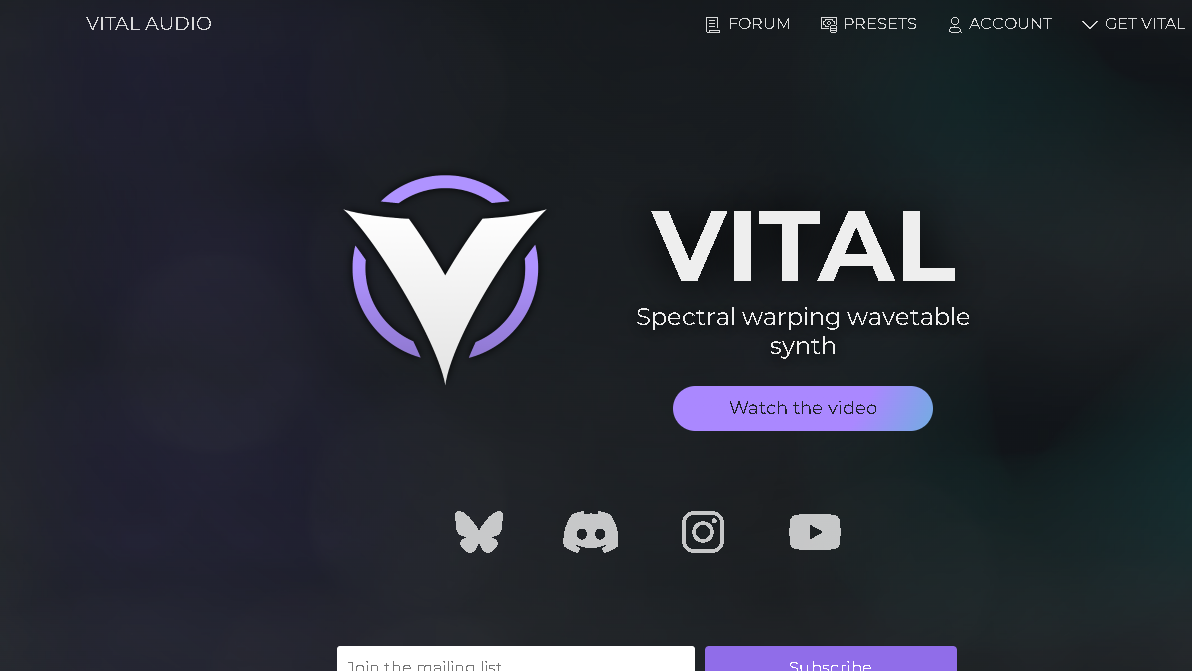 VitalのBasicプラン登録画面。メールアドレスとパスワードの入力フォームが表示されている