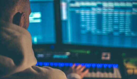 SteinbergのCubaseのDAW操作画面の全体表示
